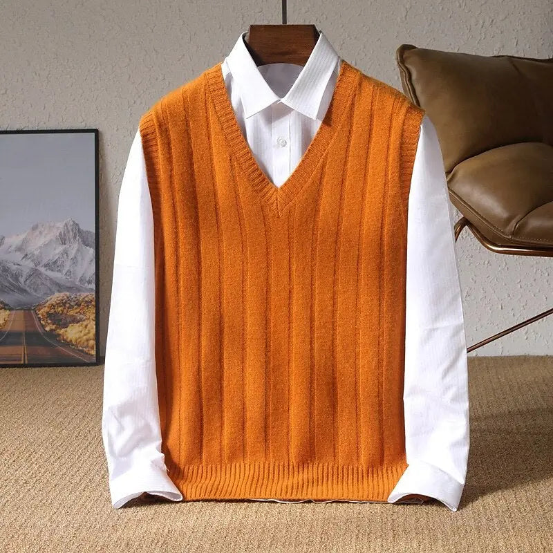 Lindberg | Pullover Weste aus 100% Merinowolle