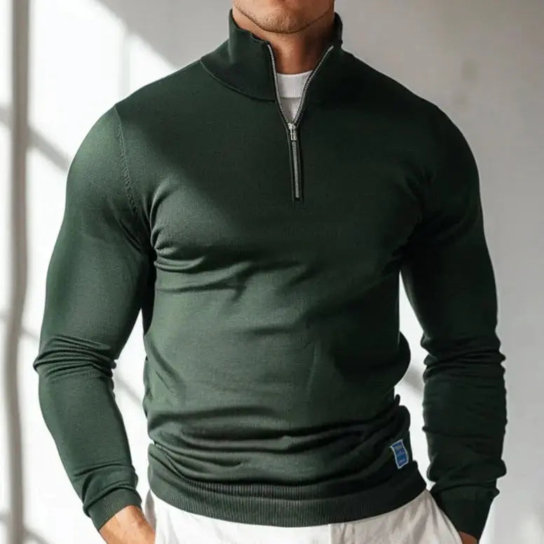 Lindberg | Essential Pullover mit Viertel-Reissverschluss