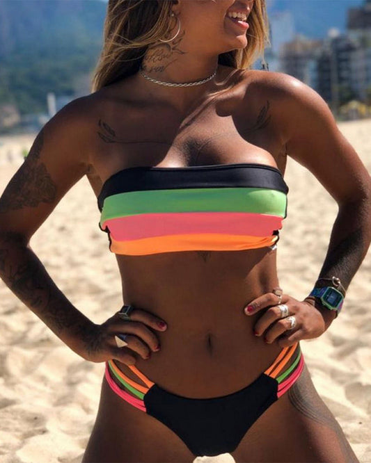 Lindberg | Sexy Bikinis mit Farbblockdruck