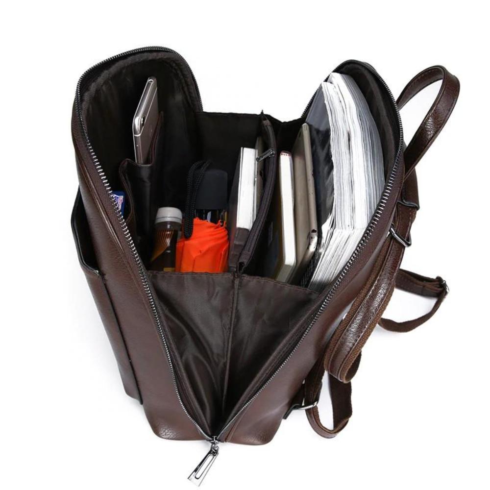 Lindberg | Stella | Klassischer Doppelzip-Rucksack mit schlichtem Design