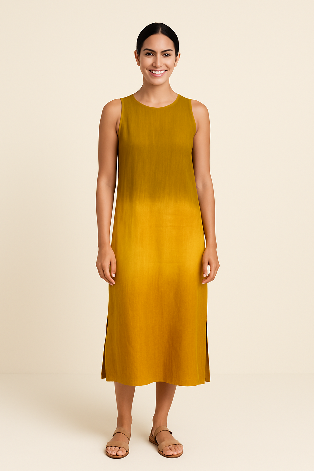 Lindberg | Damen Ärmelloses Maxikleid mit Rundhalsausschnitt luftig & leicht