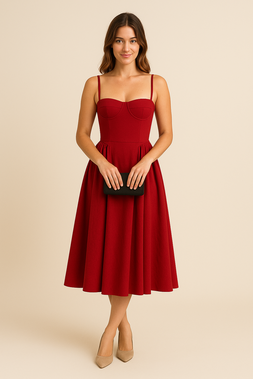Lindberg | Damen Sommerkleid mit V-Ausschnitt luftig-leicht