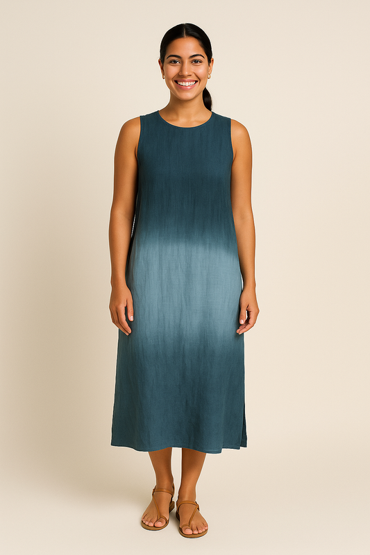 Lindberg | Damen Ärmelloses Maxikleid mit Rundhalsausschnitt luftig & leicht