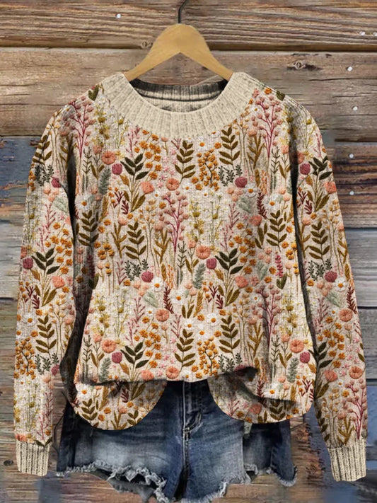 Lindberg | Bequemer geblümter Pullover