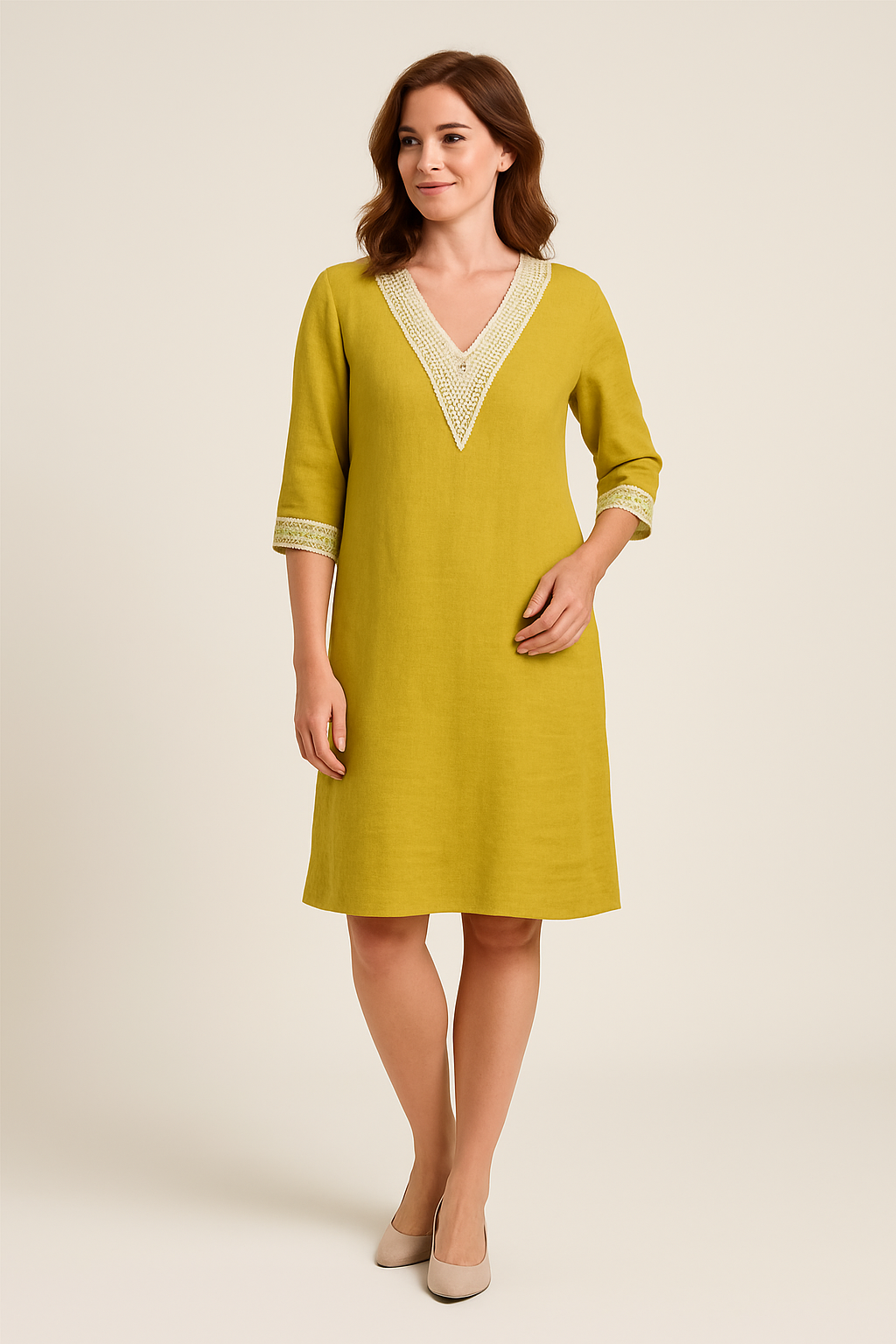 Lindberg | Atmungsaktives Damen Kleid aus Leinenmix luftig & leicht