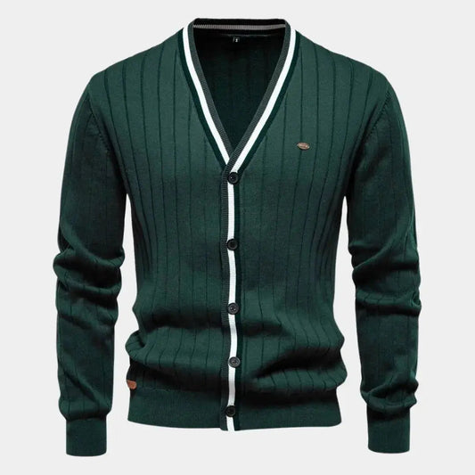Lindberg | Cotton Button-Up Cardigan Sweater