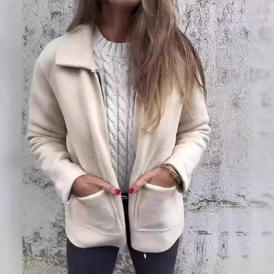 Lindberg | Mittellanger Mantel mit Polokragen