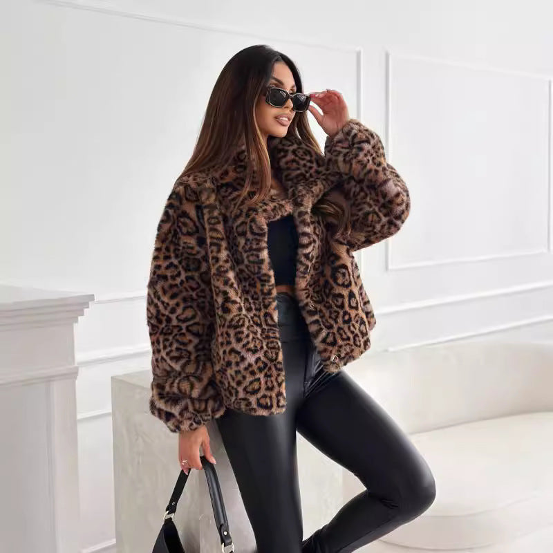 Lindberg | Kurzmantel mit Leopardenmuster