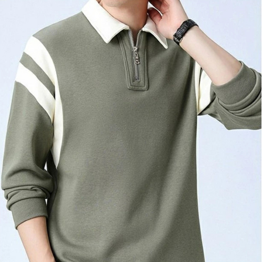 Lindberg | Strukturweg Herren Langarm Polo-Shirt