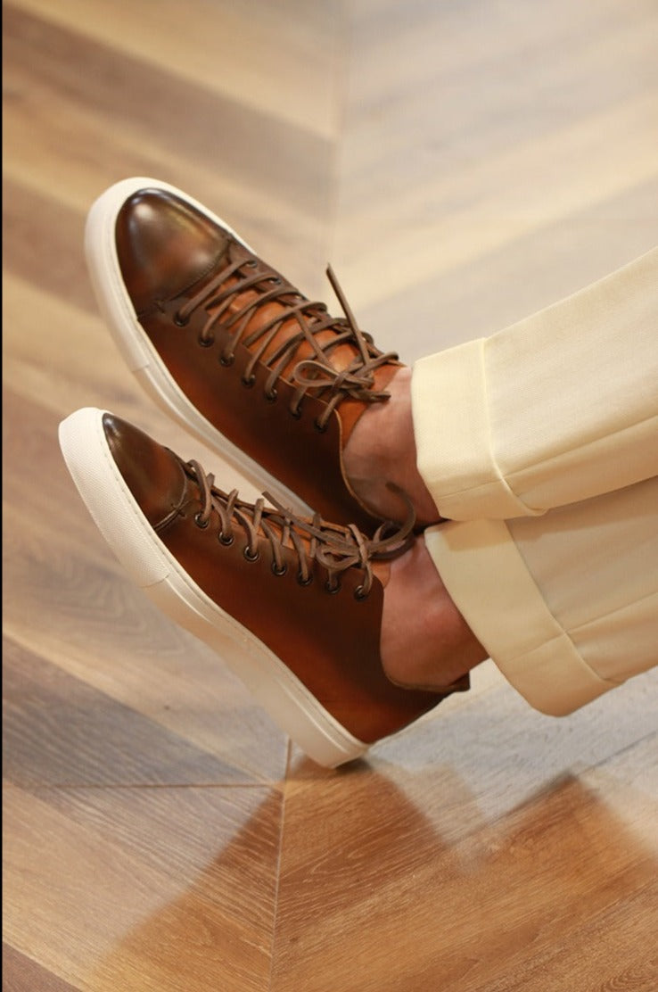 Lindberg | Heritage Schnürsenkel-Ledersneakers
