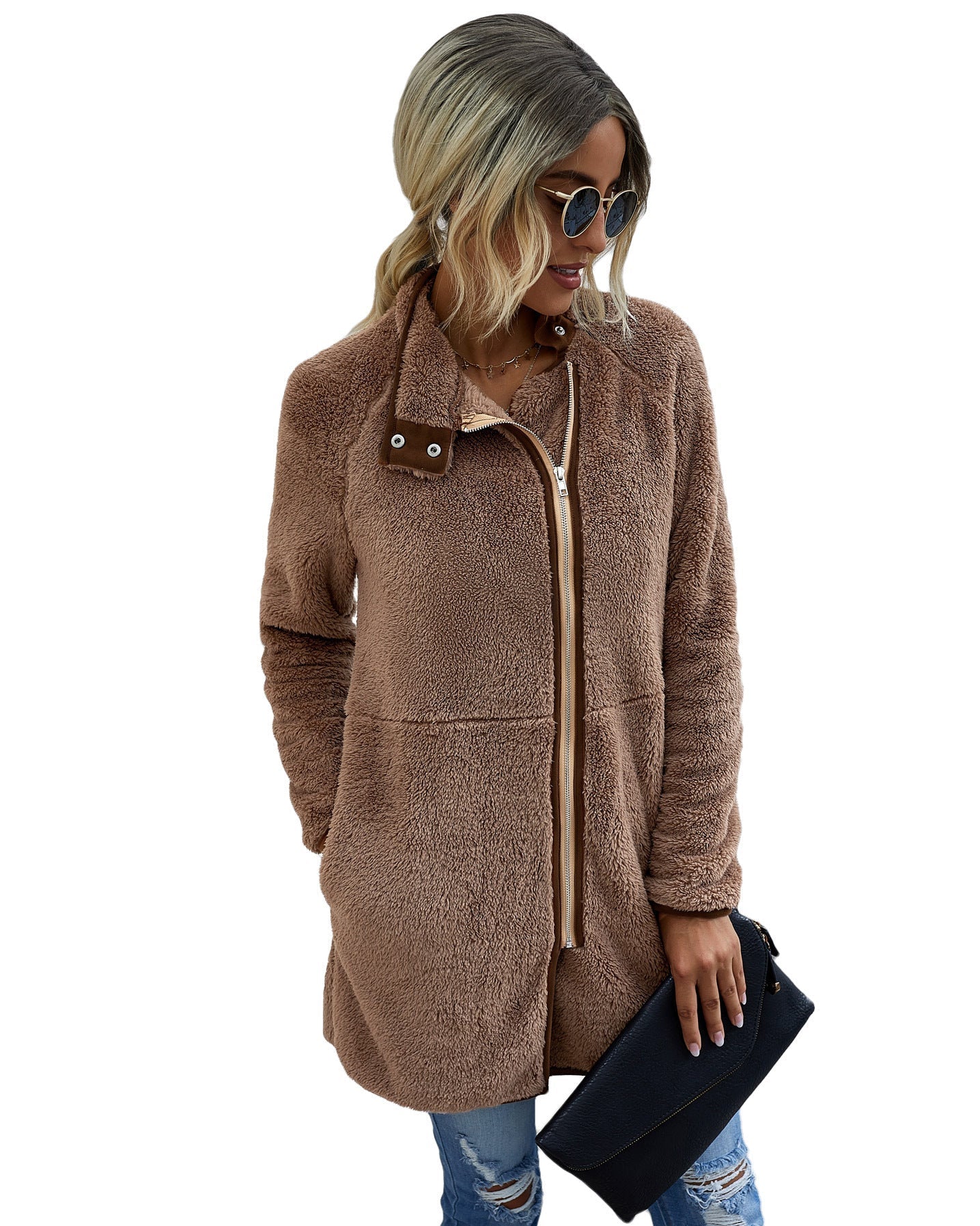 Lindberg | Warmer Pelzmantel mit Taschen