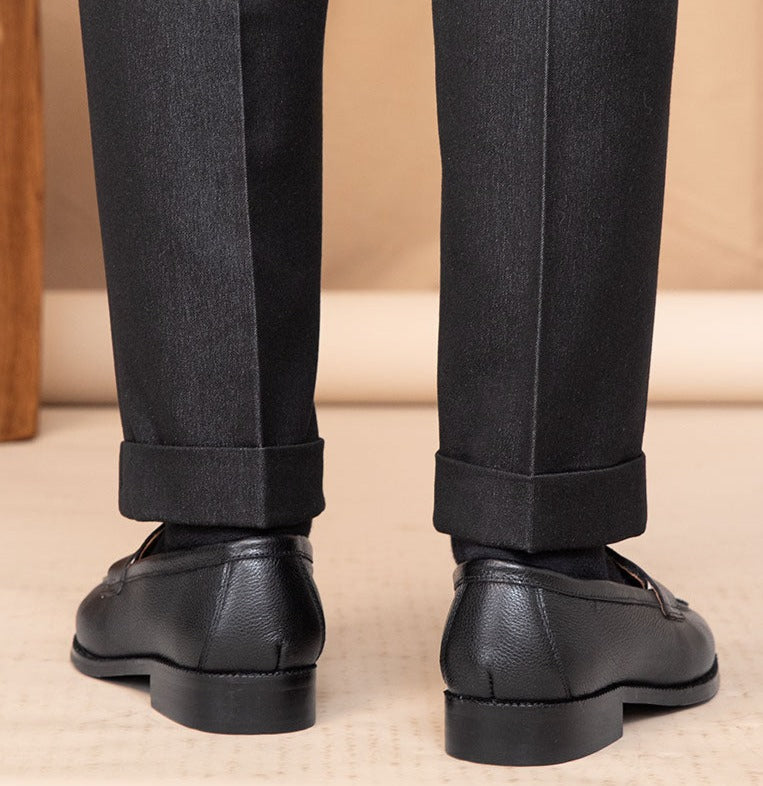 Lindberg | La Roche Penny Loafers aus Wildleder mit Kontrast