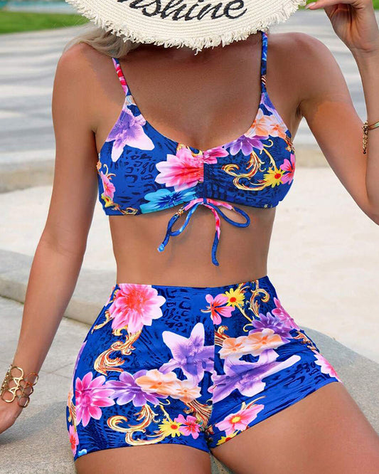 Lindberg | Bikini Zweiteiler mit Blumenmuster