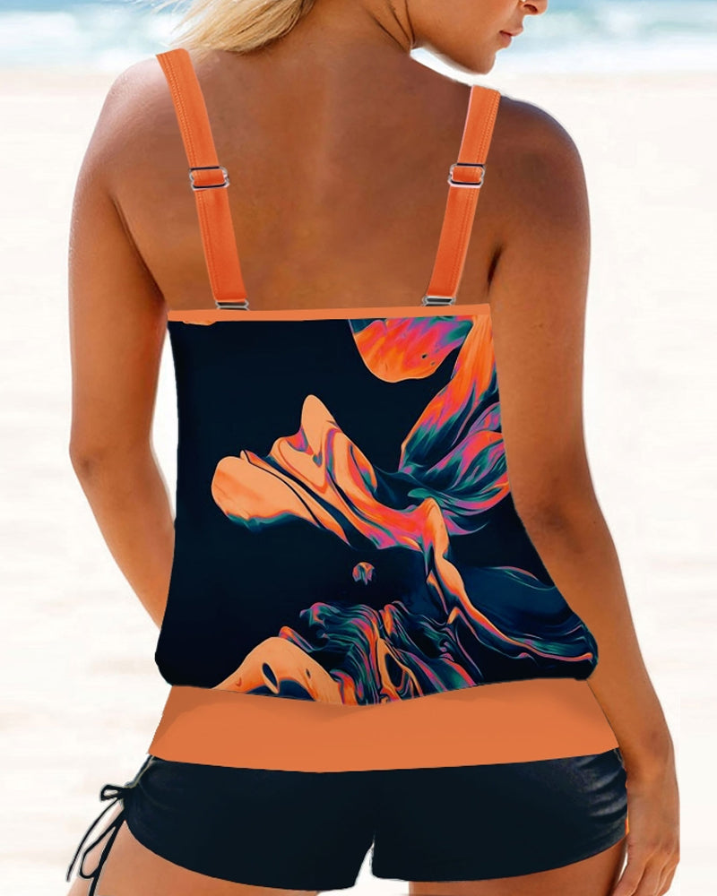 Lindberg | Stylischer bedruckter Tankini-Badeanzug