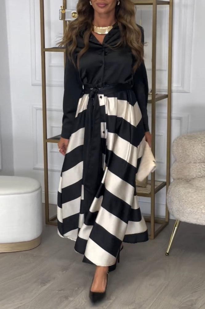 Lindberg | Kenda | Elegant Striped Dress