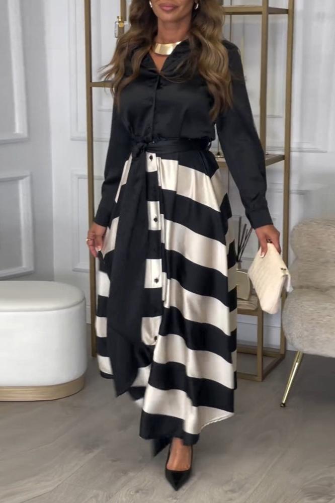 Lindberg | Kenda | Elegant Striped Dress