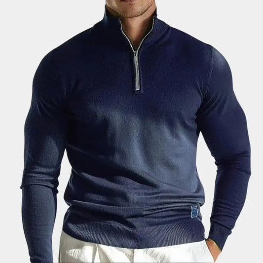 Lindberg | Solider Strickpullover mit Reissverschluss