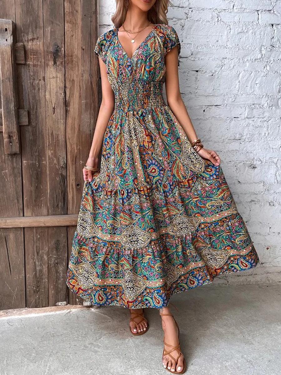 Lindberg | Farbenpracht Maxikleid