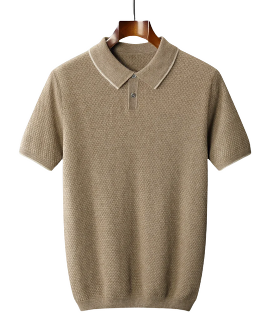 Lindberg | Edelglanz Herren Cashmere Polo-Shirt