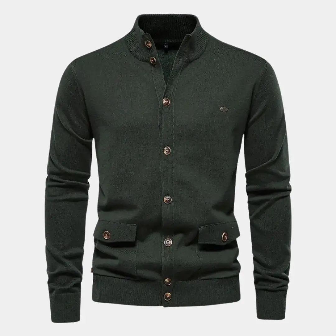 Lindberg | Gestrickte Baumwoll-Strickjacke