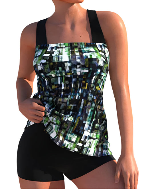 Lindberg | Tankinis mit quadratischem Ausschnitt und Print