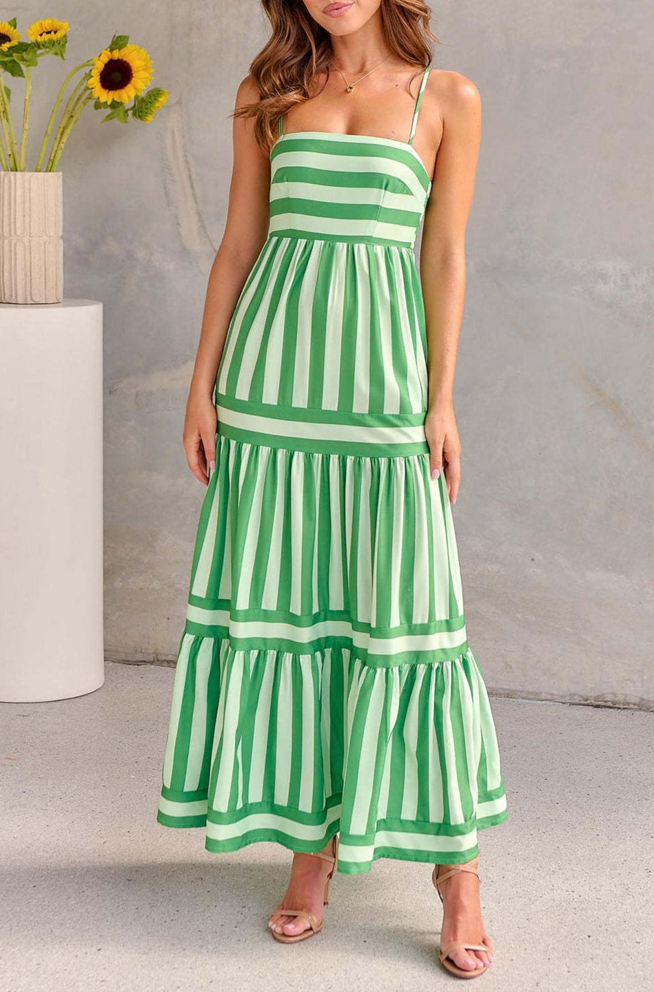 Lindberg | Maxikleid mit Rüschen