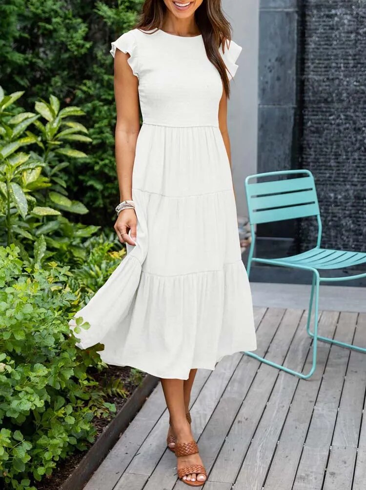 Lindberg | Megan | Raffiniertes bauchbedeckendes Kleid