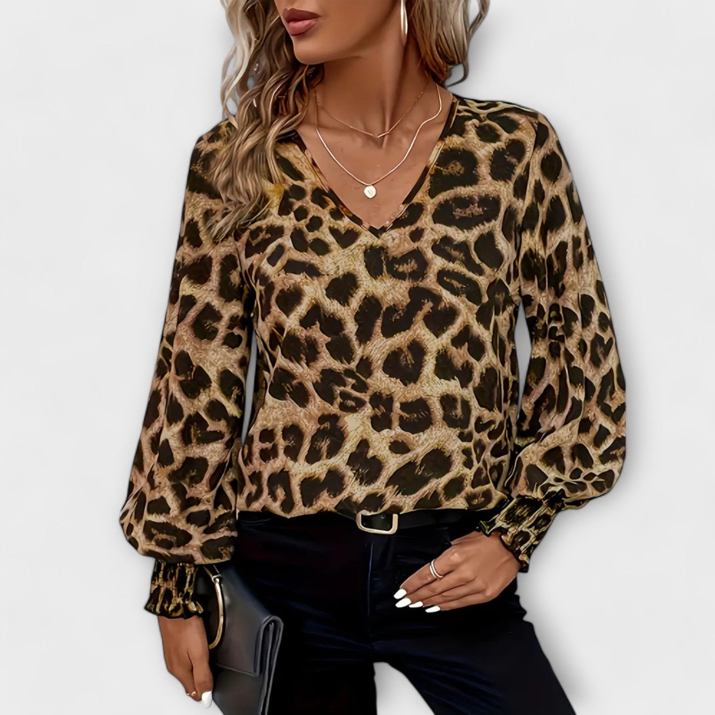 Lindberg | Stilvolle Bluse mit Leopardenmuster