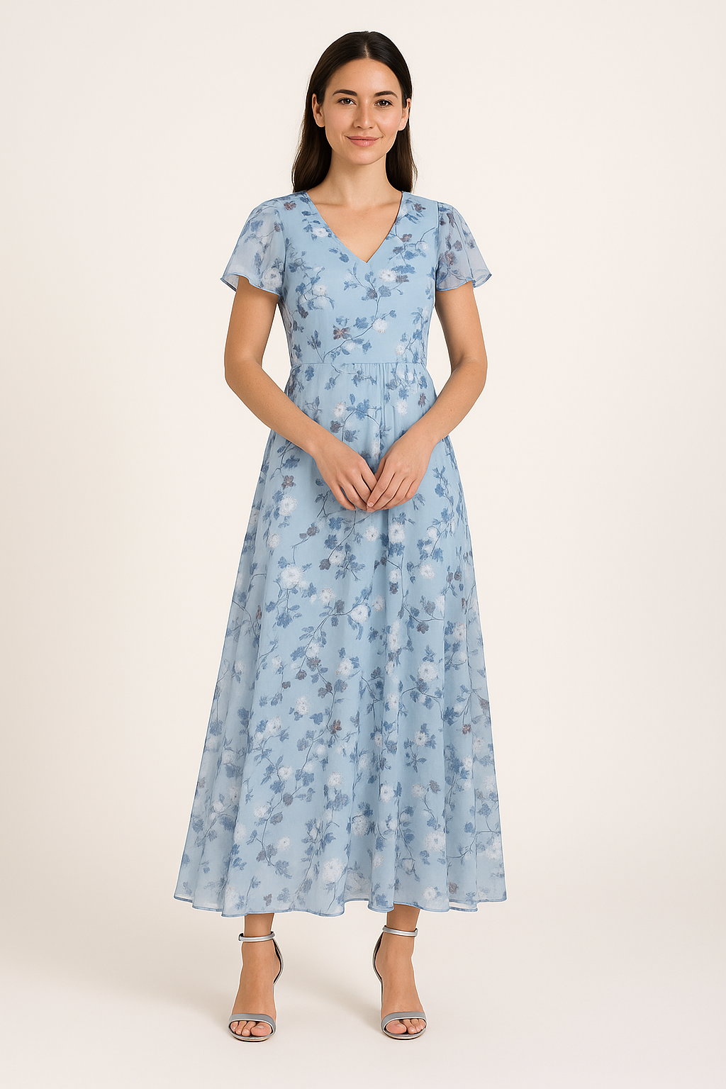 Lindberg | Atmungsaktives Damen Midikleid elegant für Sommer