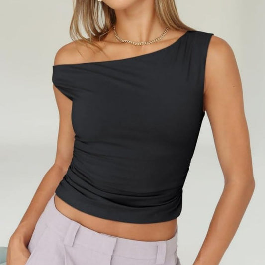 Lindberg | Schwarzstil Damen Crop-Top
