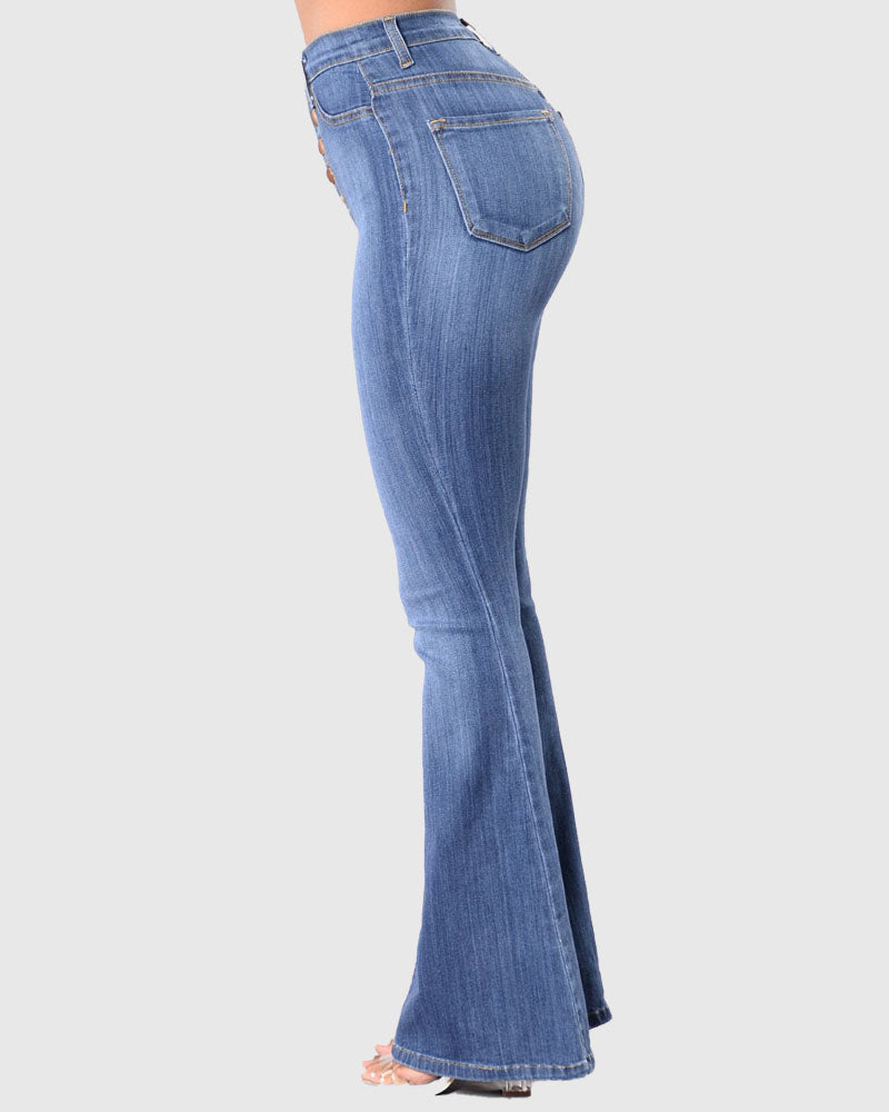 Lindberg | Schlag Jeans mit Hoher Taille