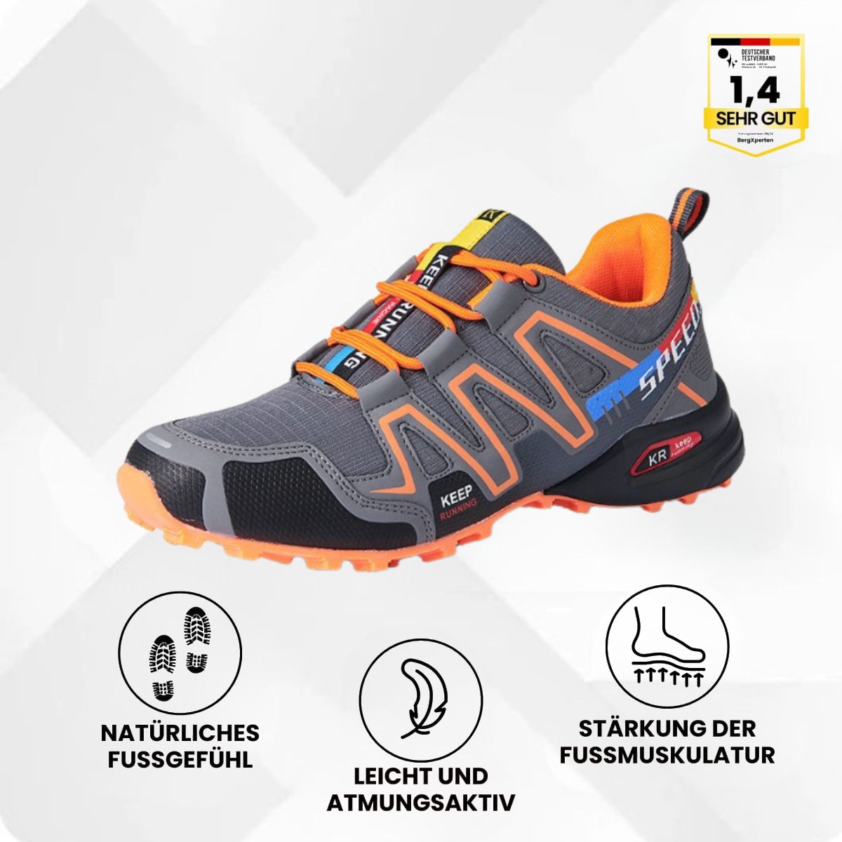 Lindberg | ORTHOTREKKING Ergonomische Entlastungs-Trekkingschuhe