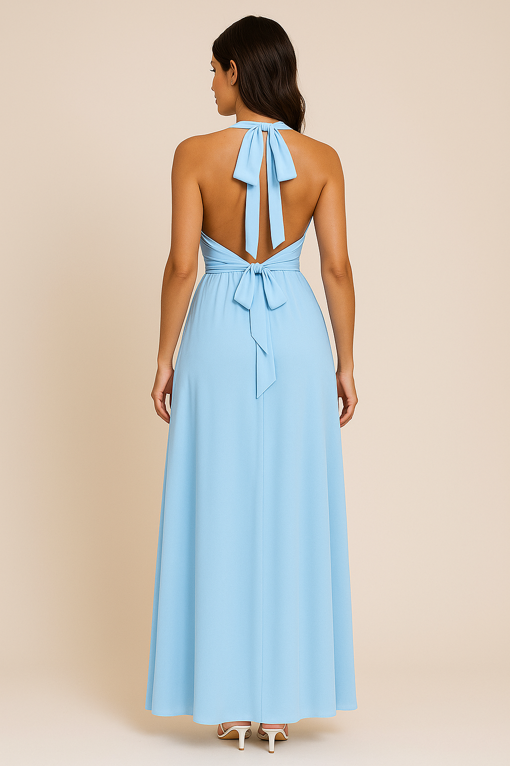 Lindberg | Festliches Damen Maxikleid mit Neckholder-Ausschnitt luftig & leicht