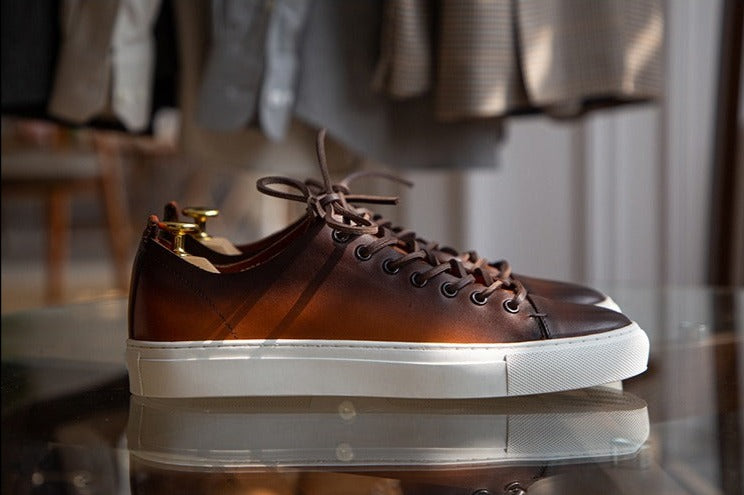 Lindberg | Heritage Schnürsenkel-Ledersneakers