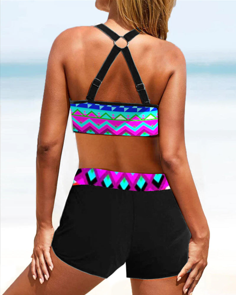 Lindberg | Bikinis mit hoher Taille und geometrischem Muster