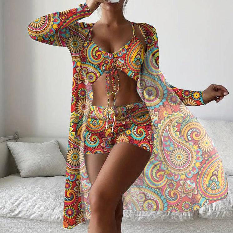 Lindberg | Selira | Badeoutfit mit Musterkunst
