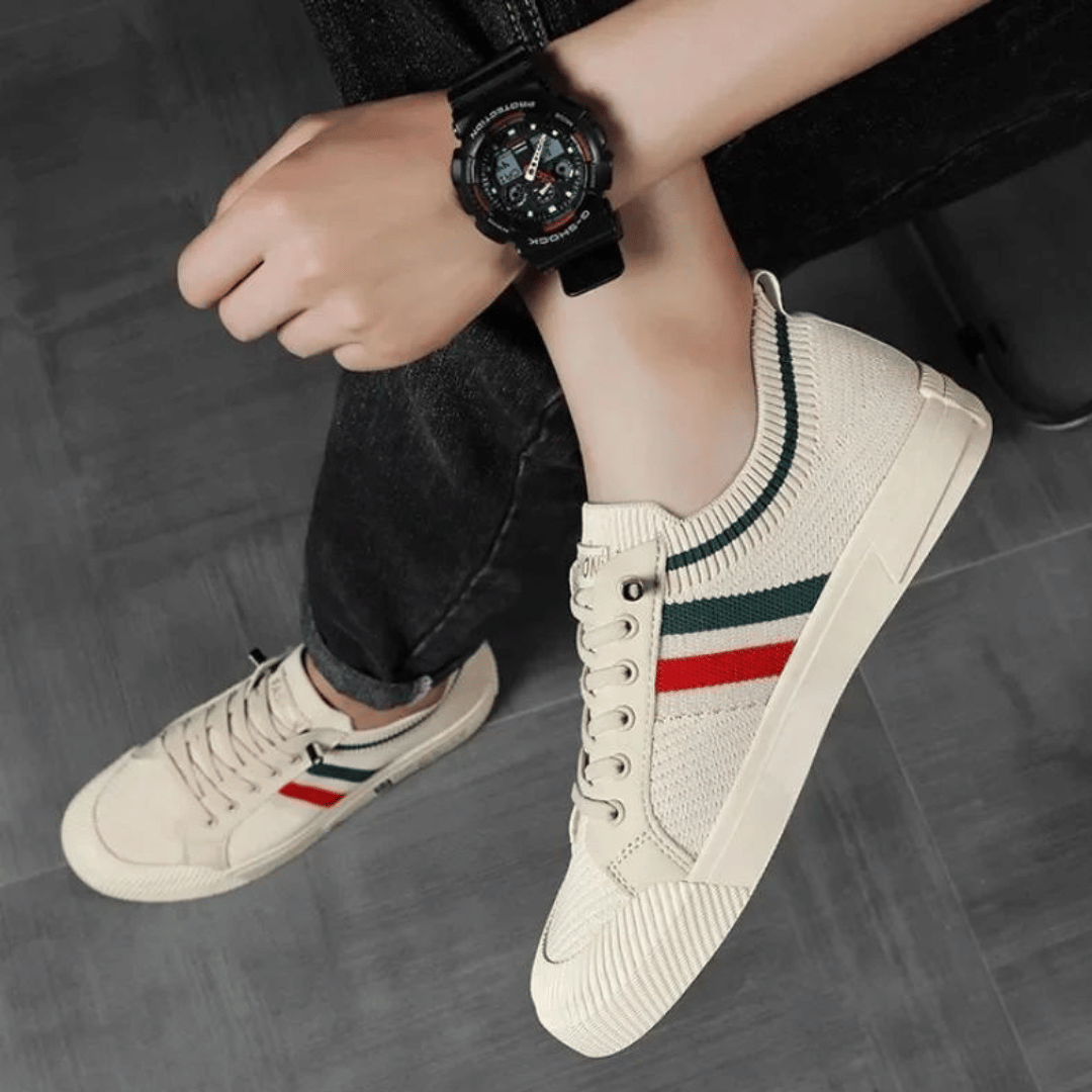 Lindberg | John Herren Sommer Schnürschuhe aus atmungsaktivem Strickmaterial