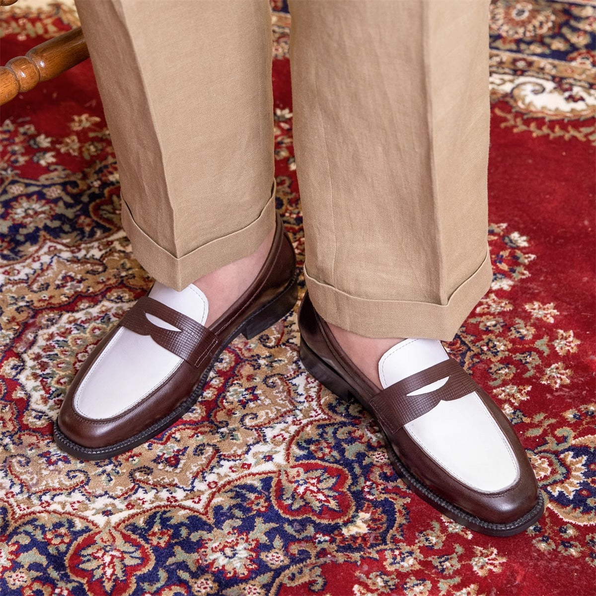 Lindberg | Paris Penny Loafers mit Kontrast