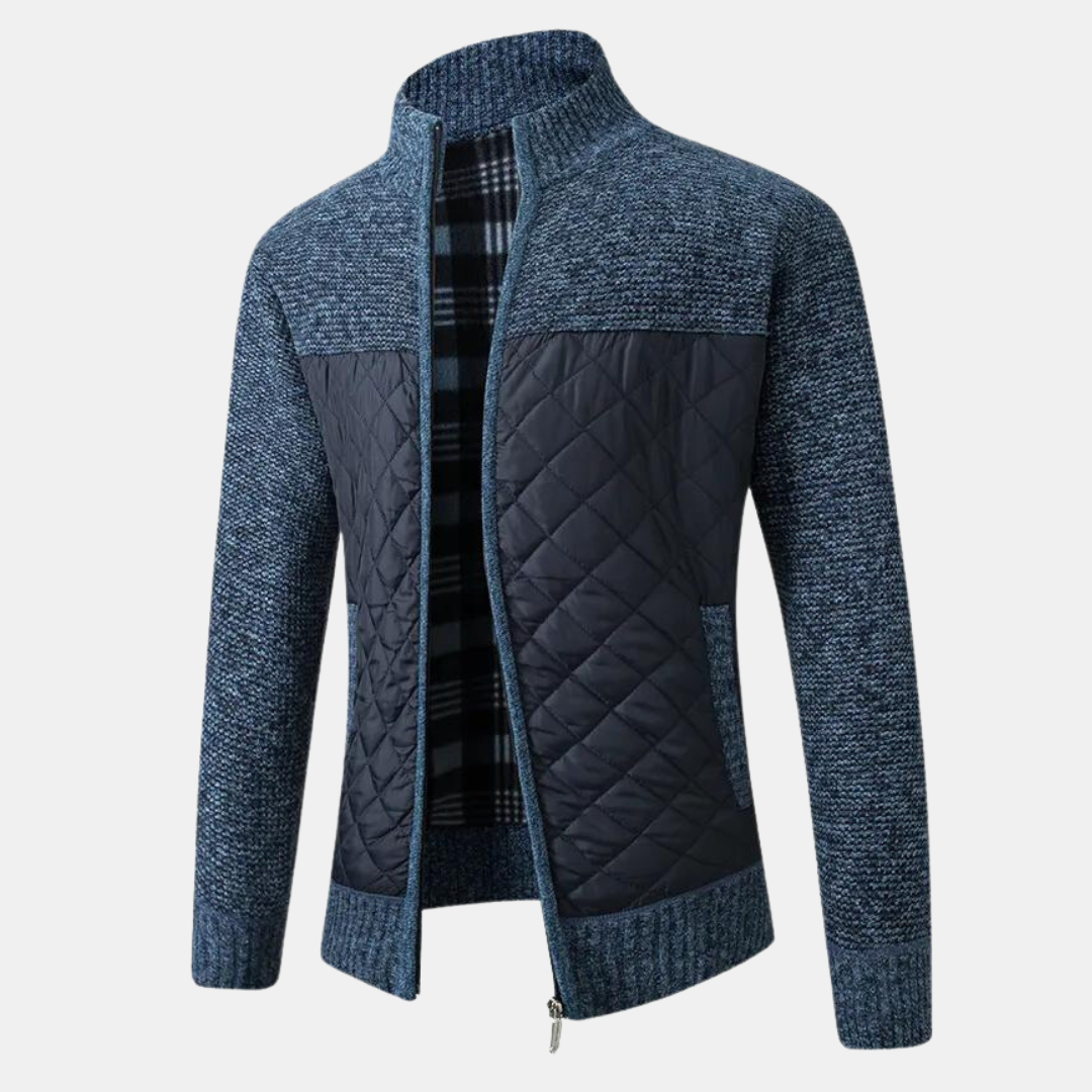 Lindberg | Strickjacke mit Stehkragen