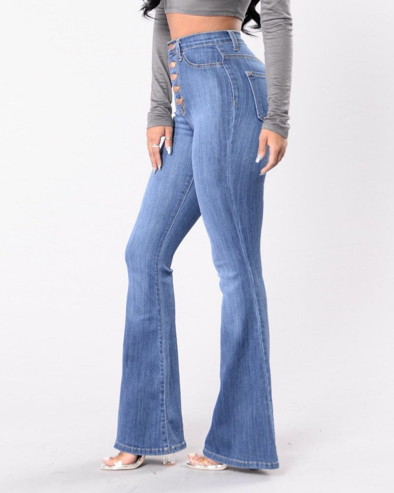 Lindberg | Schlag Jeans mit Hoher Taille