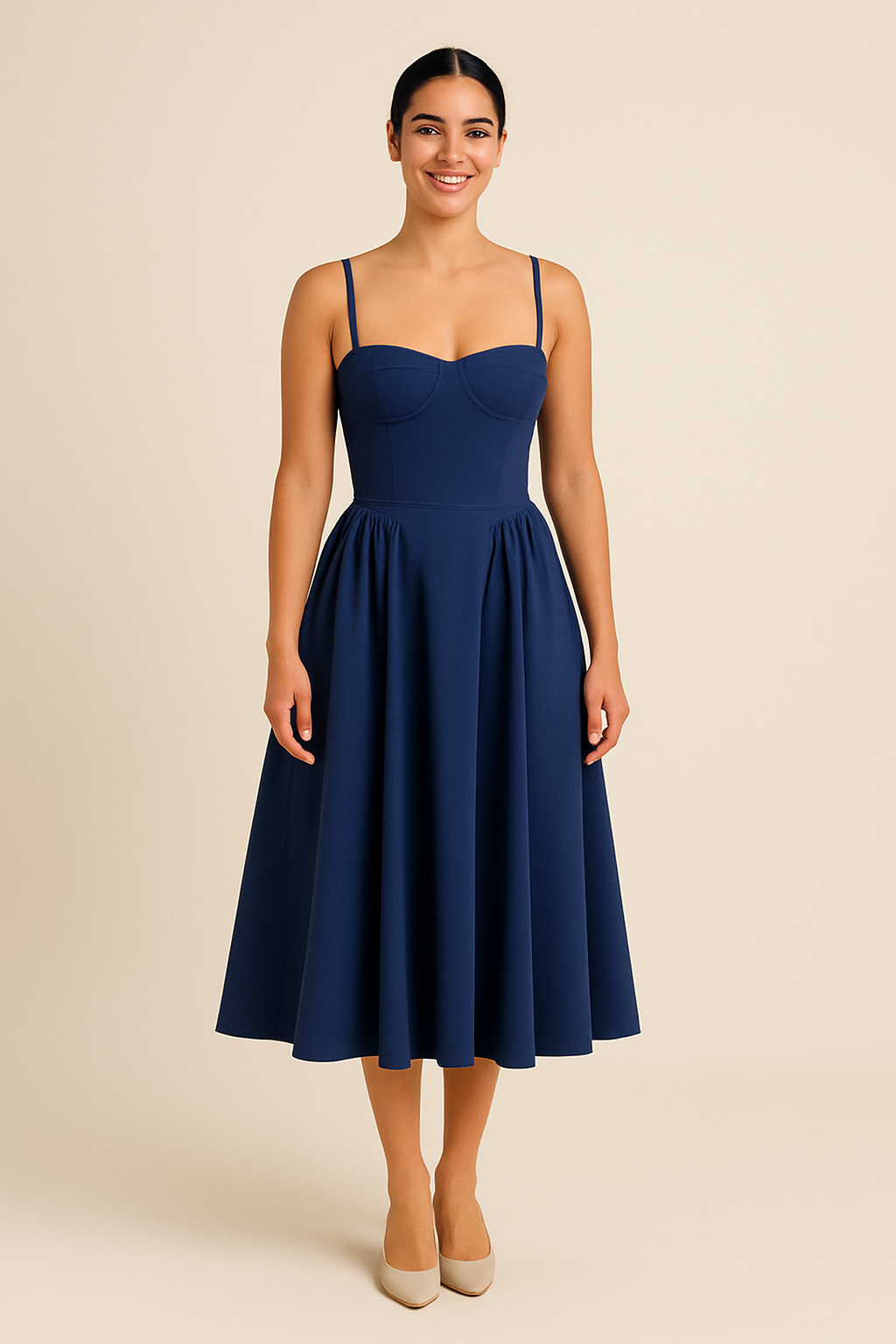 Lindberg | Damen Sommerkleid mit V-Ausschnitt luftig-leicht