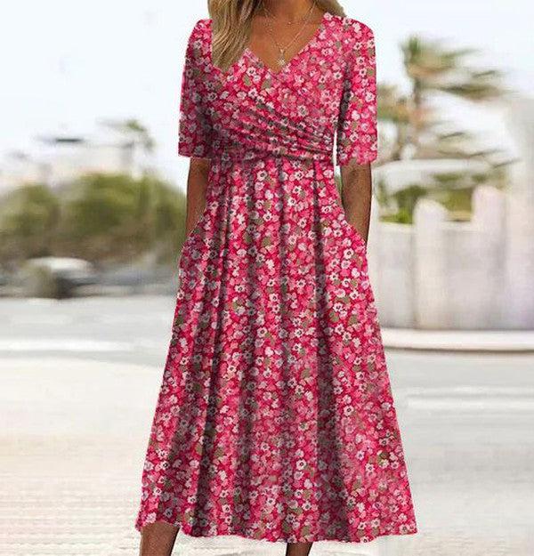 Lindberg | Blumenliebe Kurzarmkleid