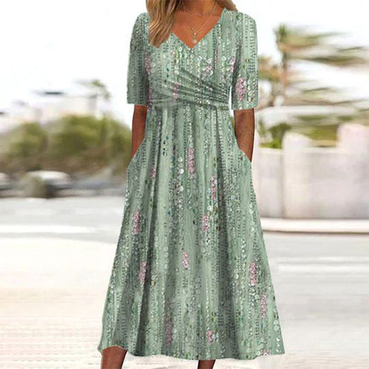Lindberg | Pflanzenzauber Midi Kleid