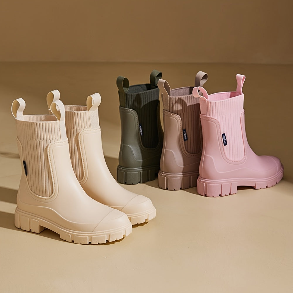 Lindberg / Damen Chelsea Regenstiefel - rutschfeste dicke Sohle