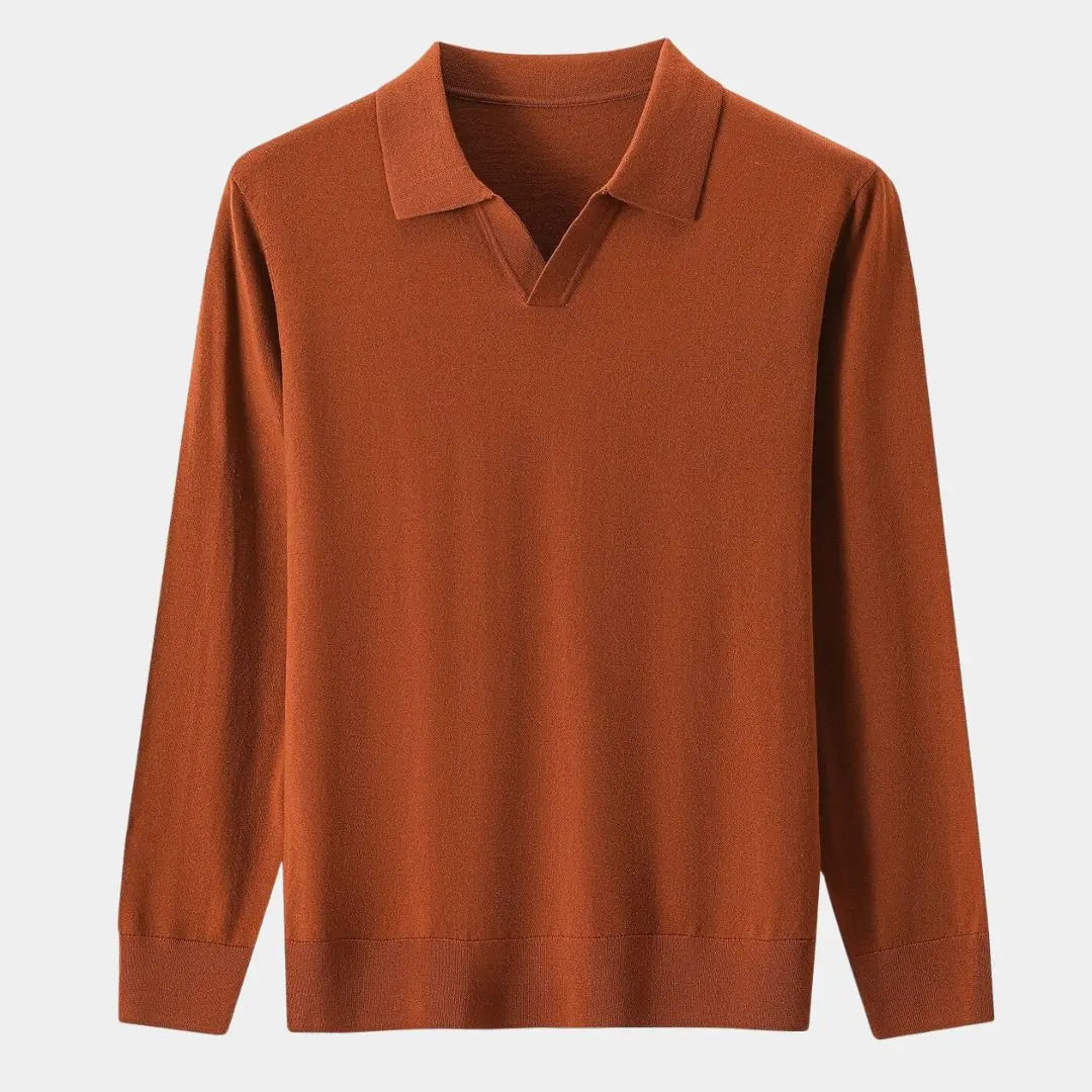 Lindberg | 100% Wollstrick Turndown Pullover