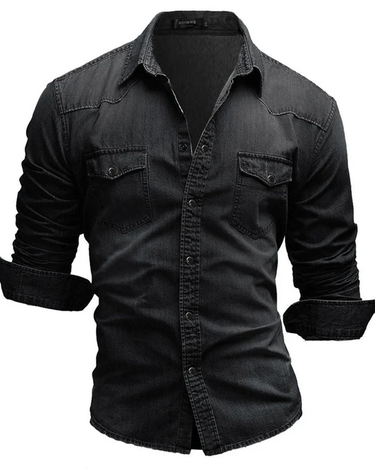 Lindberg | Fadenspiel Herren Denim-Shirt