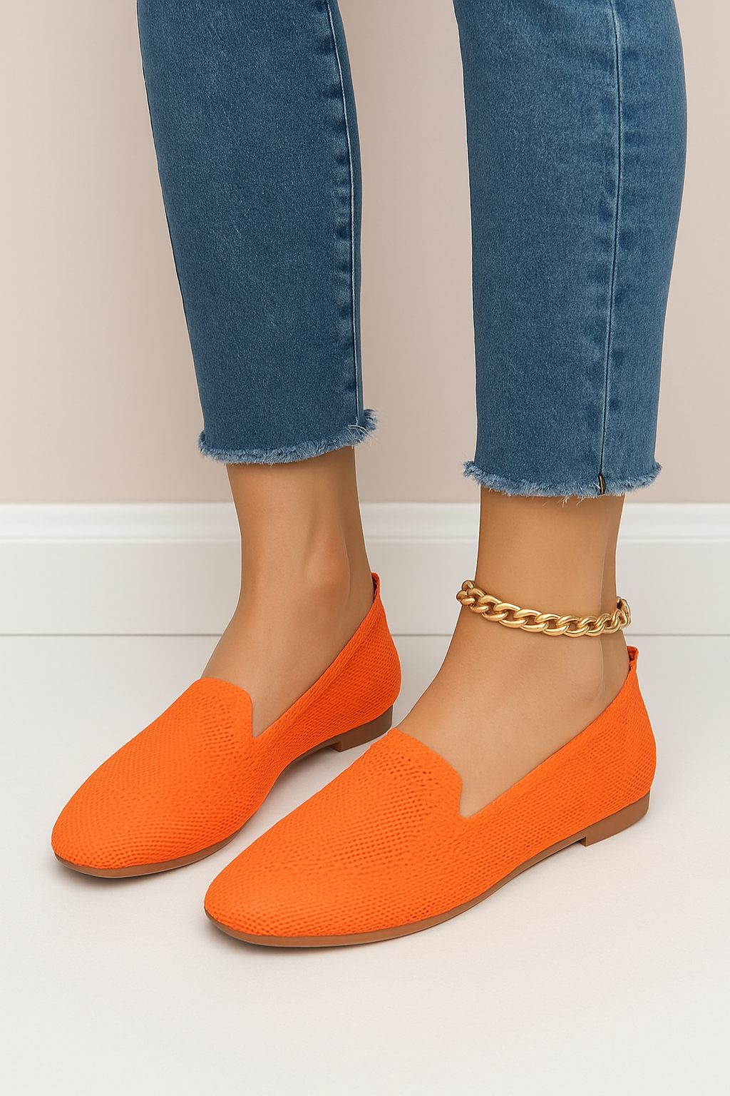 Lindberg | Damen Slipper-Loafer aus Strick für Arbeit & Freizeit