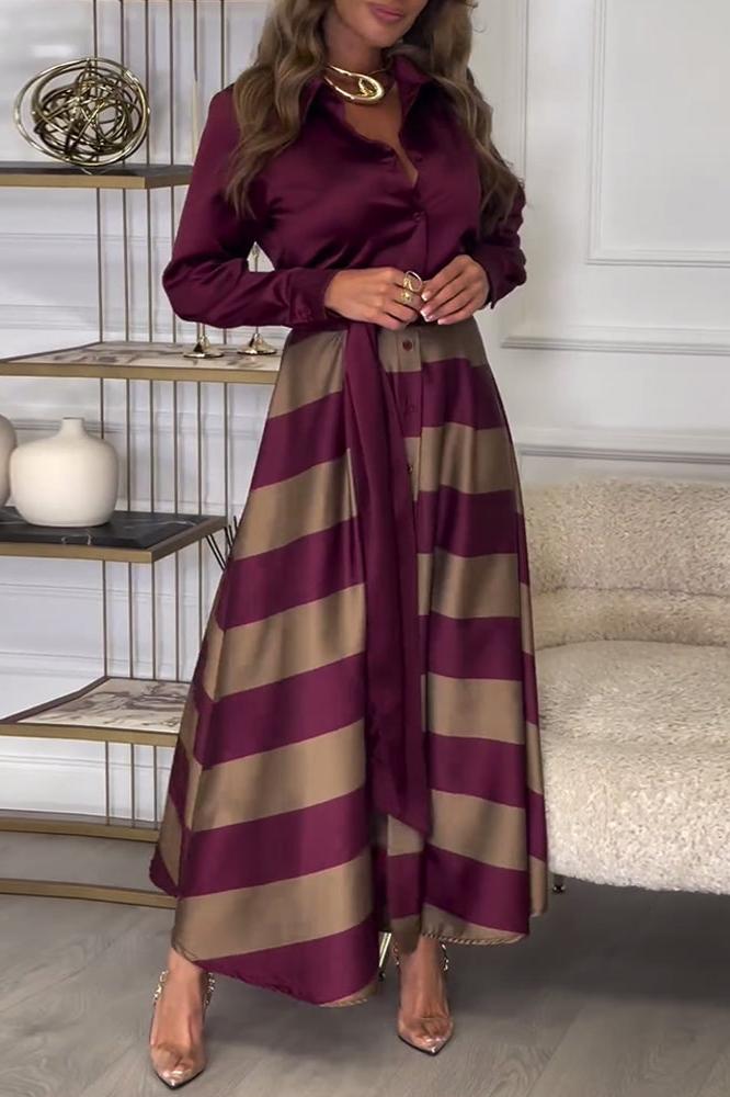 Lindberg | Kenda | Elegant Striped Dress