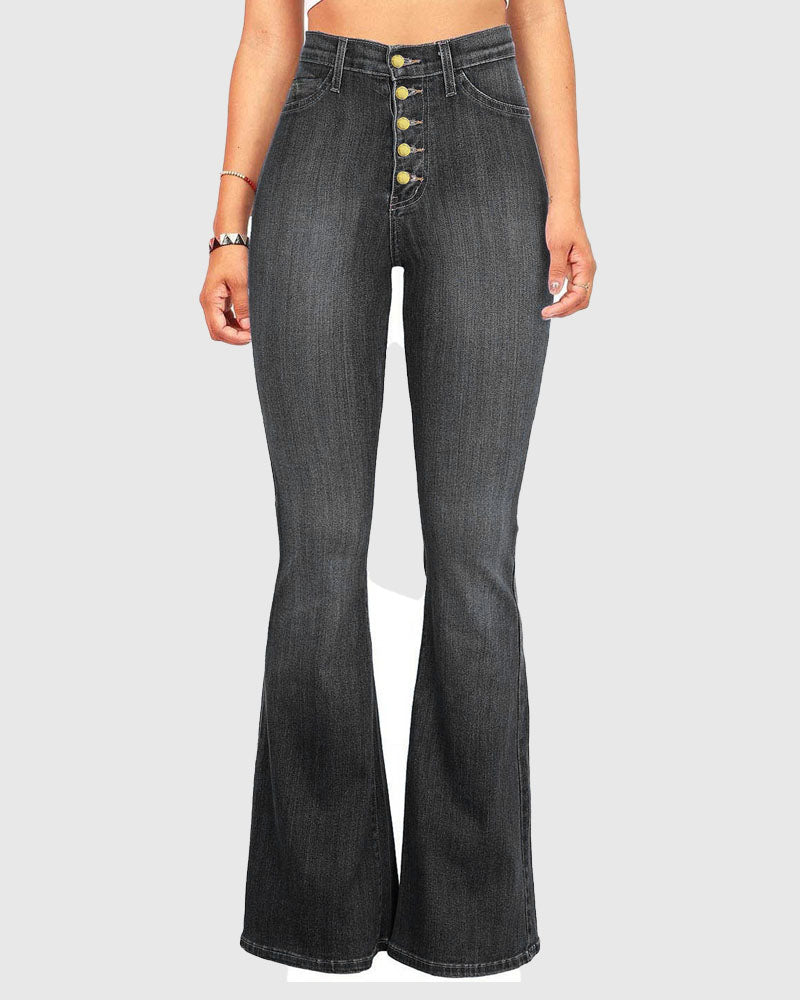 Lindberg | Schlag Jeans mit Hoher Taille