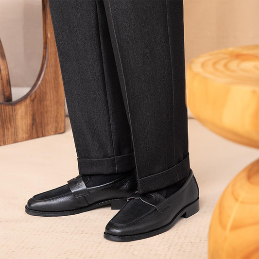 Lindberg | La Roche Penny Loafers aus Wildleder mit Kontrast